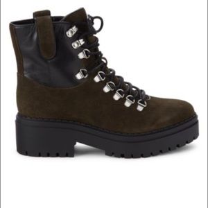 MARC FISHER LTD
Leather Combat Boots
DARK GREEN , 10